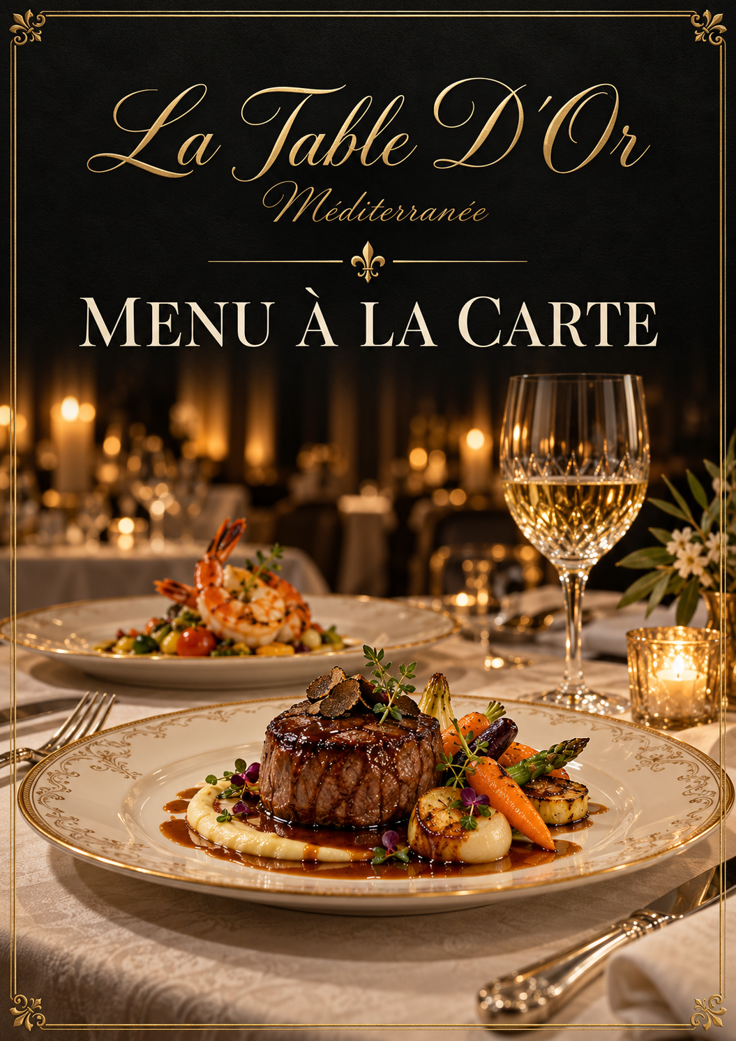 Capa Menu à La Carte